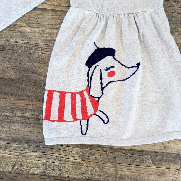 Gymboree, Parisian Pup Sweater Dress, 2t - Picture 2 of 4